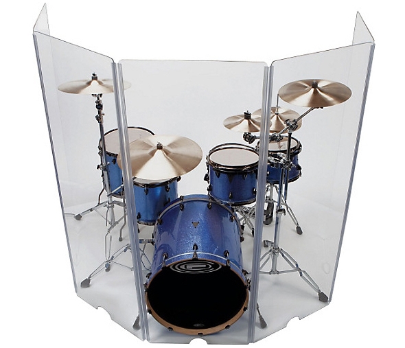 Аренда Drum Shield (прозрачная звукоизолирующая ширма для барабанной установки)