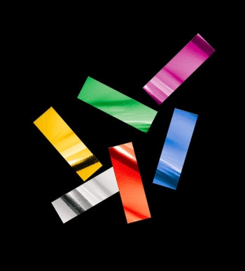 Аренда конфетти металлизированное мульти цветное 17х55мм